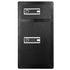 Double Doors 7.2 cu.ft Safe Box with Key Lock & Password, Safe Lock Box with Fireproof Bag, Key Rack, LED Light and 2 Height Adjustable and Removable Divider for Money, Documents, Jewelry and Valuables, Black
