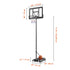 Basketball Hoop, 4-10 ft Adjustable Height Portable Backboard System, 44 inch Basketball Hoop & Goal, Kids & Adults Basketball Set with Wheels, Stand, and Fillable Base, for Outdoor/Indoor