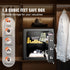 1.8 Cu Ft Home Safe Steel Box for Cash and Gold Dual Lock 15.75in Model