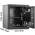1.8 Cu Ft Home Safe Steel Box for Cash and Gold Dual Lock 15.75in Model