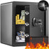 1.8 Cu Ft Home Safe Steel Box for Cash and Gold Dual Lock 15.75in Model