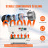 600W Continuous Band Sealer 6-12mm Vertical Bag Sealing Machine Digital Temp