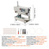 600W Continuous Band Sealer 6-12mm Vertical Bag Sealing Machine Digital Temp