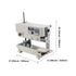 600W Continuous Band Sealer 6-12mm Vertical Bag Sealing Machine Digital Temp