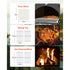 Outdoor Pizza Oven, 12" Pellet Fire Ovens, 2-Layer Pizza Oven Wood Fired, Wood Burning Outdoor Pizza-Oven with 2 Removable Wheels, 1000℉ Max Temperature Fired Pizza-Maker Ovens for Barbecue
