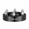 1.5 Inch 6x5.5 Wheel Spacers 4 PCS Forged Aluminium 6 Lug M12x1.5 Adapters Black