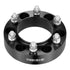 1.5 Inch 6x5.5 Wheel Spacers 4 PCS Forged Aluminium 6 Lug M12x1.5 Adapters Black