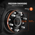 2" 6"x5.5" Wheel Spacers Wheel Adapters 6 Lug Forged Spacer 4 PCS Black