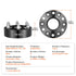 2" 6"x5.5" Wheel Spacers Wheel Adapters 6 Lug Forged Spacer 4 PCS Black