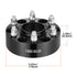 2" 6"x5.5" Wheel Spacers Wheel Adapters 6 Lug Forged Spacer 4 PCS Black