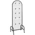 2 Pack Grid Wall Panels with Wheels & 20 Hooks Display Rack 600x1640mm