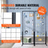 2 Pack Grid Wall Display Panels 2x5.6FT Wire Gridwall Display Rack with Hooks