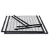 2 Pack Grid Wall Display Panels 2x5.6FT Wire Gridwall Display Rack with Hooks