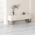 VEVOR Interlocking Vinyl Floor Tiles 48 x 7.3 inch, 10 Tiles 5.5mm Thick Snap Together, Light Gray Wood Grain DIY Flooring for Kitchen, Dining Room, Bedrooms & Bathrooms, Easy for Home Decor