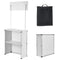 Portable Tradeshow Podium Counter Foldable Display Booth Stand Table