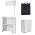 Portable Tradeshow Podium Counter Foldable Display Booth Stand Table