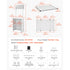 Portable Tradeshow Podium Counter Foldable Display Booth Stand Table