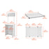 Portable Tradeshow Podium Counter Foldable Display Booth Stand Table