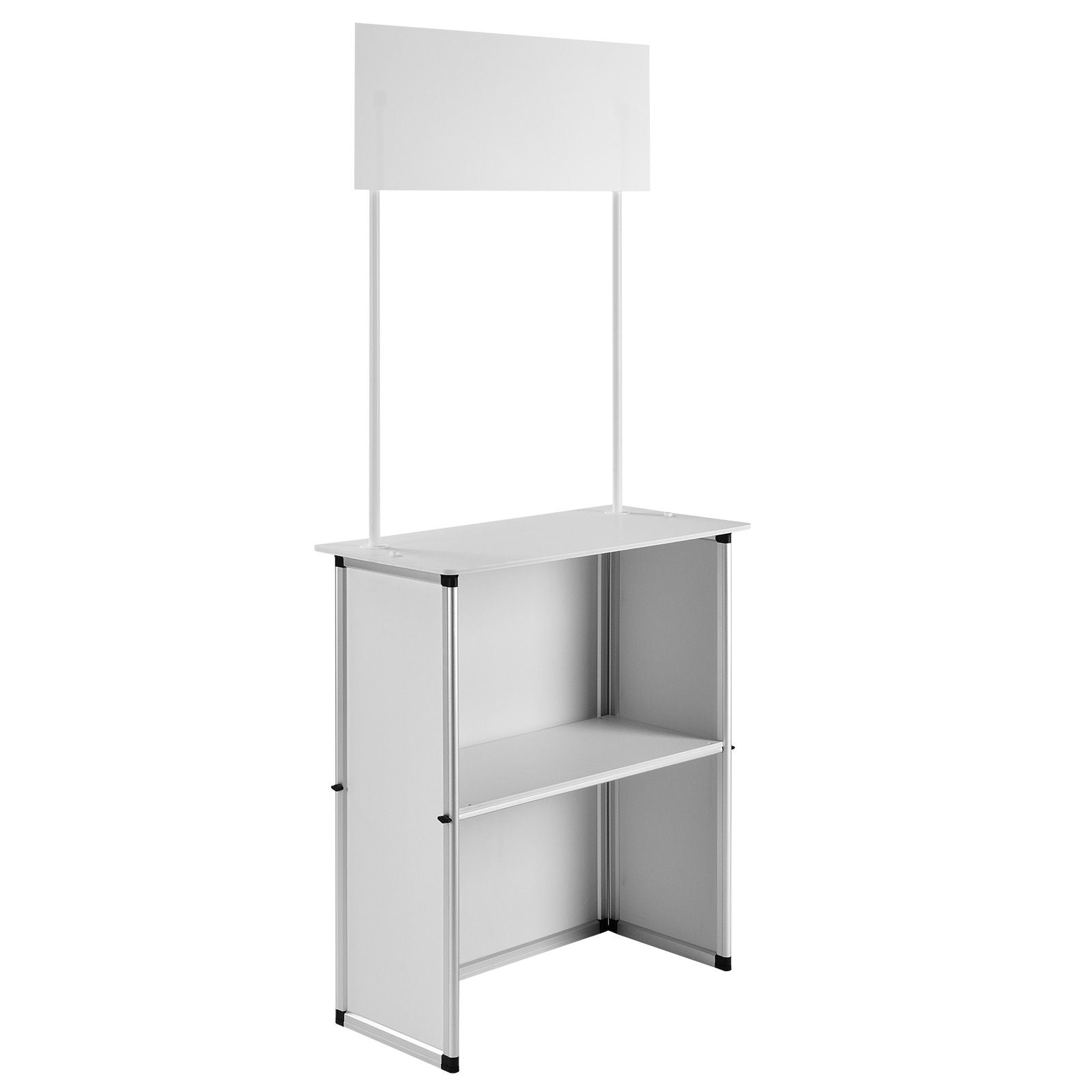Portable Tradeshow Podium Counter Foldable Display Booth Stand Table
