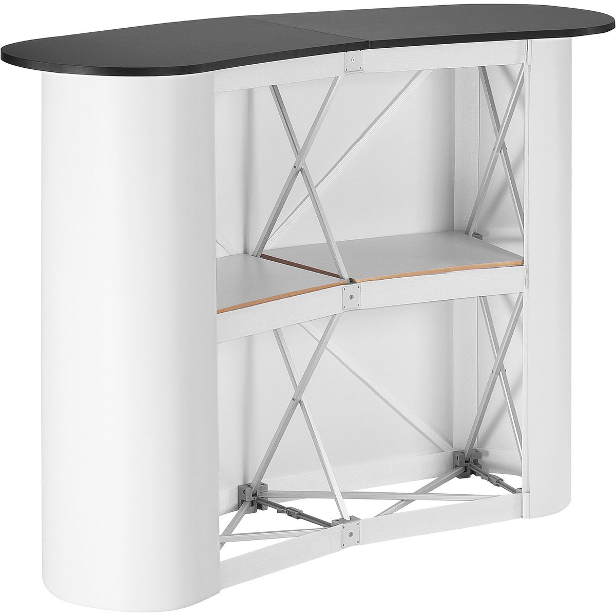 Portable Tradeshow Podium Counter Table Foldable Display Booth Stand