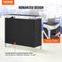 Folding Portable Bar Table, Tradeshow Podium Table for Indoor, Outdoor, Party, Picnic, Exhibition, Includes Carrying Case, Storage Shelf and Black Skirt, 38.39" x 15.16" x 34.25“