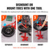 Manual Tire Changer, Portable Hand Bead Breaker Mounting Tool for 203 - 406 mm Tires, Compatible with Car Truck Trailer, Tire Mounting Machine for Home Garage Small Auto Shop