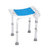 Shower Chair, Adjustable Height Shower Stool, Shower Seat for Inside Shower or Tub, Non-Slip Bench Bathtub Stool Seat for Elderly Disabled Handicap, 158.8 kg Capacity
