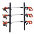 3-Place Weeder Trimmer Rack Holder for Open Landscape Trailer Lockable