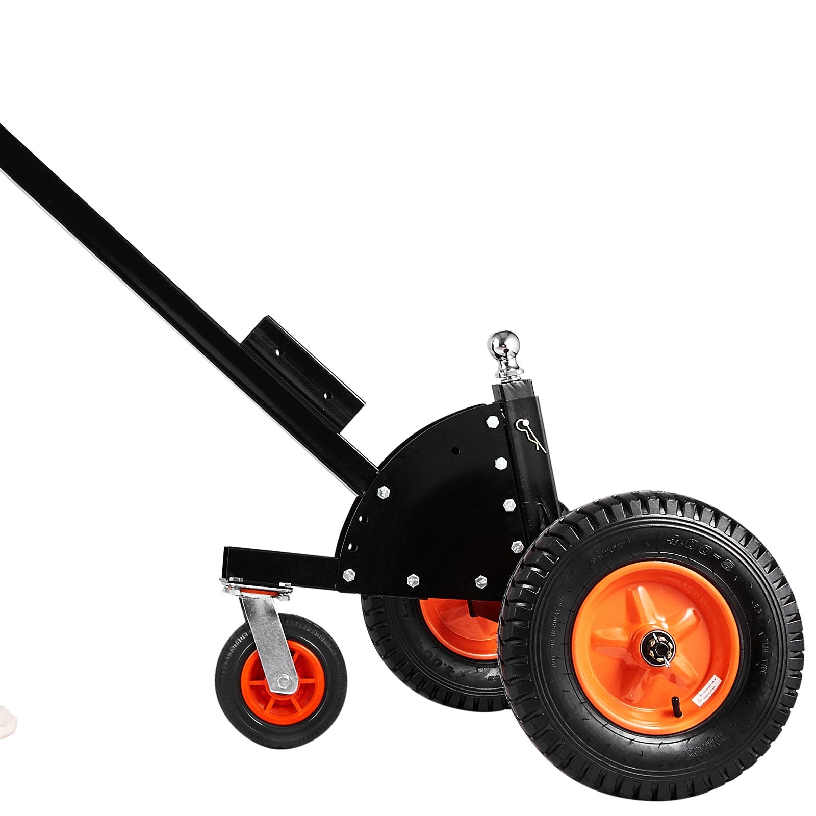 Trailer Dolly, 1500lbs Tongue Weight Capacity, 2 in 1 Trailer Mover with 2 in Ball, 16 in Pneumatic Tires and Universal Wheel, Portable Tow Dolly for Moving Car RV Trailer