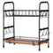 VEVOR 2 Tier Coffee Bar Organizer for Countertop w/ 12 Movable Hooks Mug Holder