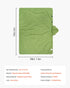 Camping Blanket 2 m x 1.5 m Wearable Warm Stadium Blanket Army Green