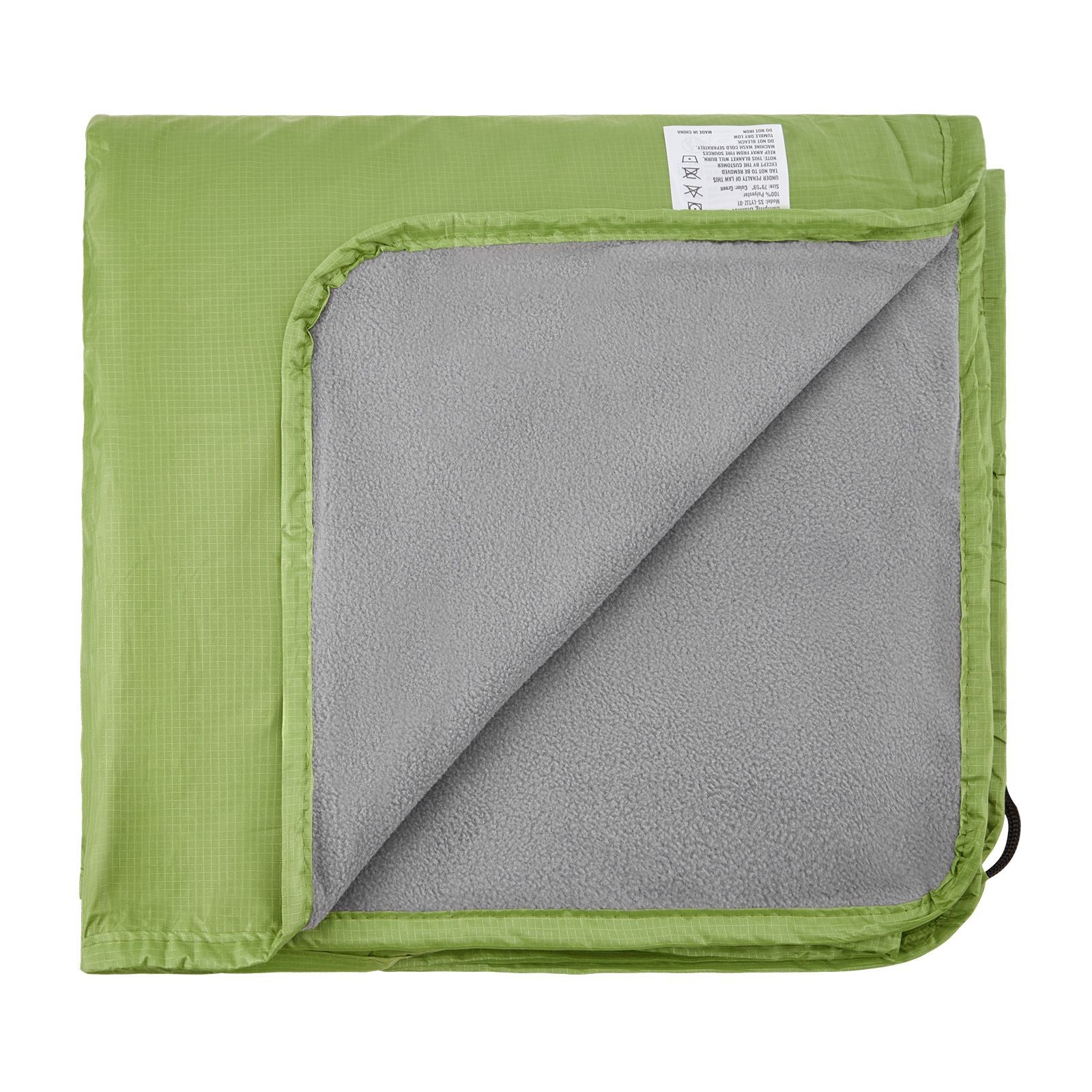 Camping Blanket 2 m x 1.5 m Wearable Warm Stadium Blanket Army Green
