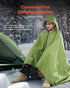VEVOR Camping Blanket 2 m x 1.5 m Wearable Warm Stadium Blanket Army Green