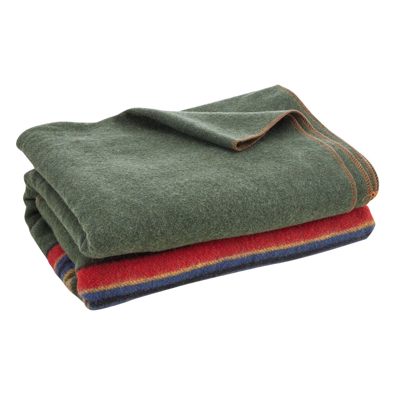 Wool Camping Blanket 1.62 m x 2.23 m for Camping Hiking Travel Texture