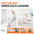 Shower Chair, Shower Seat with Back, Adjustable Height Shower Stool, Shower Chair for Inside Shower Bathtub, Non-slip Bathroom Bench Bath Chair for Elderly Disabled Handicap, 158.8 kg Capacity