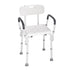 Shower Chair, Shower Seat with Back, Adjustable Height Shower Stool, Shower Chair for Inside Shower Bathtub, Non-slip Bathroom Bench Bath Chair for Elderly Disabled Handicap, 158.8 kg Capacity