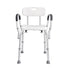 Shower Chair, Shower Seat with Back, Adjustable Height Shower Stool, Shower Chair for Inside Shower Bathtub, Non-slip Bathroom Bench Bath Chair for Elderly Disabled Handicap, 158.8 kg Capacity
