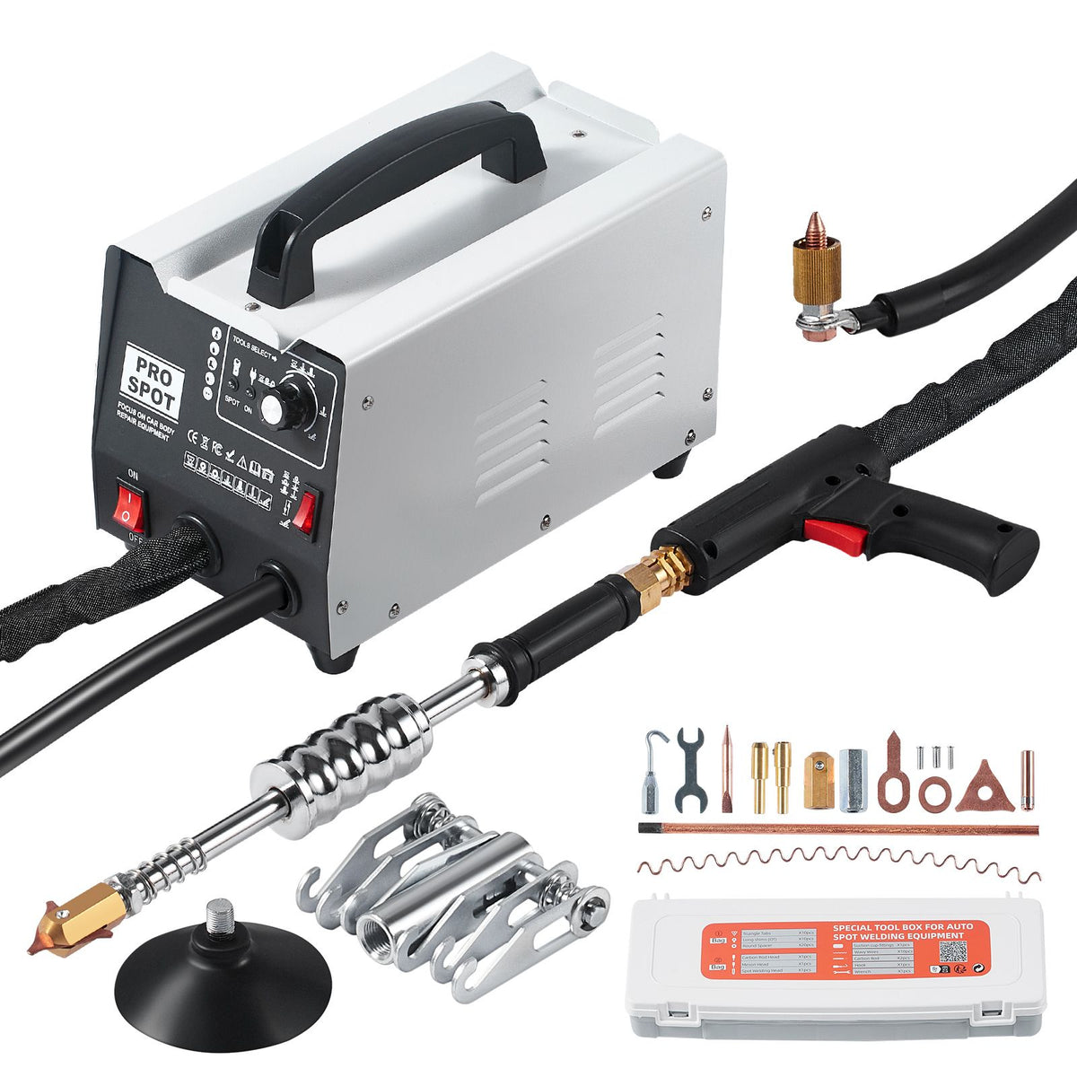 Stud Welder Dent Repair Kit Spot Welding Dent Puller Machine with 7 Modes