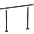 Handrail Outdoor Stairs, 3ft, 34 Inch Outdoor Handrail, Outdoor Stair Railing Adjustable from 0 to 60 Degrees Handrail for Stairs Outdoor Black Aluminum Stair Railing for Garden, Office Area