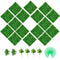VEVOR Artificial Boxwood Panels, 16 PCS 20"x20" Boxwood Hedge Wall Panels, PE Artificial Grass Backdrop Wall 1.6\", Privacy Hedge Screen for Decoration of Outdoor, Indoor, Garden, Fence, and Backyar