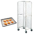 Bun Pan Rack, 20-Tier Commercial Bakery Racks with Brake Wheels, Aluminum Racking Trolley Storage for Half & Full Sheet, Speed Rack For Kitchen Home, Bread Baking Equipment, 660x517x1767 mm