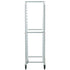 Bun Pan Rack, 20-Tier Commercial Bakery Racks with Brake Wheels, Aluminum Racking Trolley Storage for Half & Full Sheet, Speed Rack For Kitchen Home, Bread Baking Equipment, 660x517x1767 mm