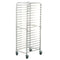 Bun Pan Rack, 20-Tier Commercial Bakery Racks with Brake Wheels, Aluminum Racking Trolley Storage for Half & Full Sheet, Speed Rack For Kitchen Home, Bread Baking Equipment, 660x517x1767 mm