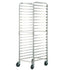 Bun Pan Rack, 20-Tier Commercial Bakery Racks with Brake Wheels, Aluminum Racking Trolley Storage for Half & Full Sheet, Speed Rack For Kitchen Home, Bread Baking Equipment, 660x517x1767 mm