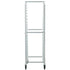 Bun Pan Rack, 20-Tier Commercial Bakery Racks with Brake Wheels, Aluminum Racking Trolley Storage for Half & Full Sheet, Speed Rack For Kitchen Home, Bread Baking Equipment, 660x517x1767 mm
