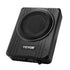 8" 400W Underseat Car Subwoofer, Slim Powered Car Subwoofers Under the Seat, Low Profile Audio Sub Built-in Amplifier, High/Low Level Input & Volume Controller for SUVs, Car, Truck, RV