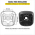 2-Pack Tractor Seat High Back, Black Vinyl Mower Seat with Drain Holes