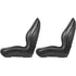 2-Pack Tractor Seat High Back, Black Vinyl Mower Seat with Drain Holes