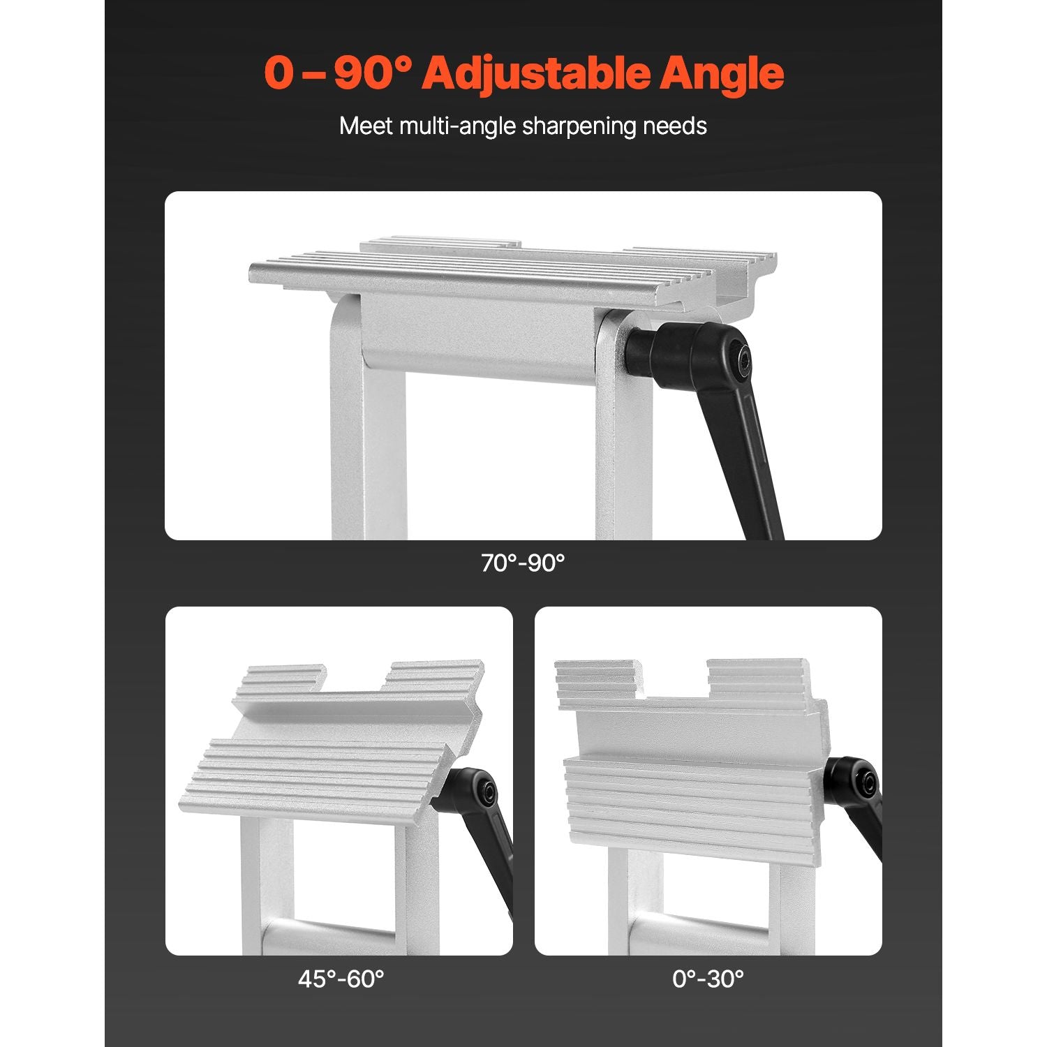 Adjustable Bench Grinder Sharpening Jig Tool Rest for Blades & Chisels
