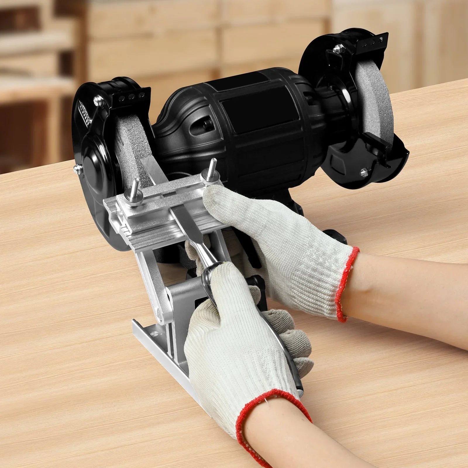 Sharpening Tool Rest Jig, Adjustable Replacement Tool Rest Sharpening Jig for 6
